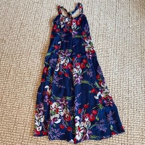 Madewell floral maxi dress in size 00